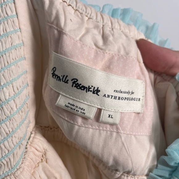 New Anthropologie Pernille Rosenkilde Strapless Tiered Tulle Dress size XL - Picture 6 of 9